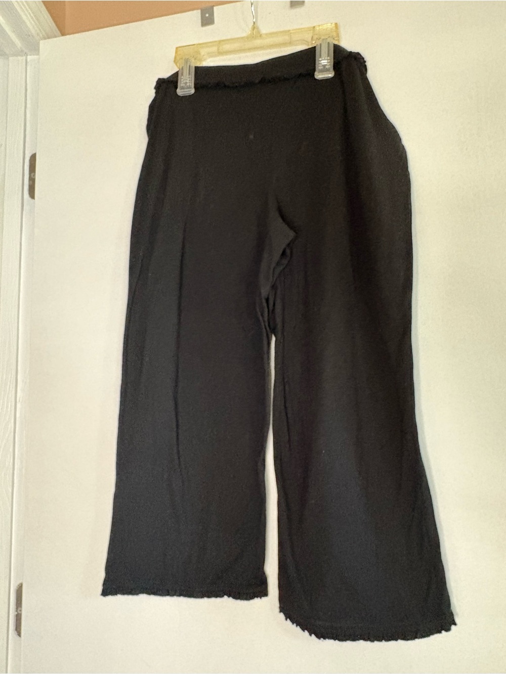 Xhilaration Black Wide-Leg Lounge Pants - Cozy Pull-On